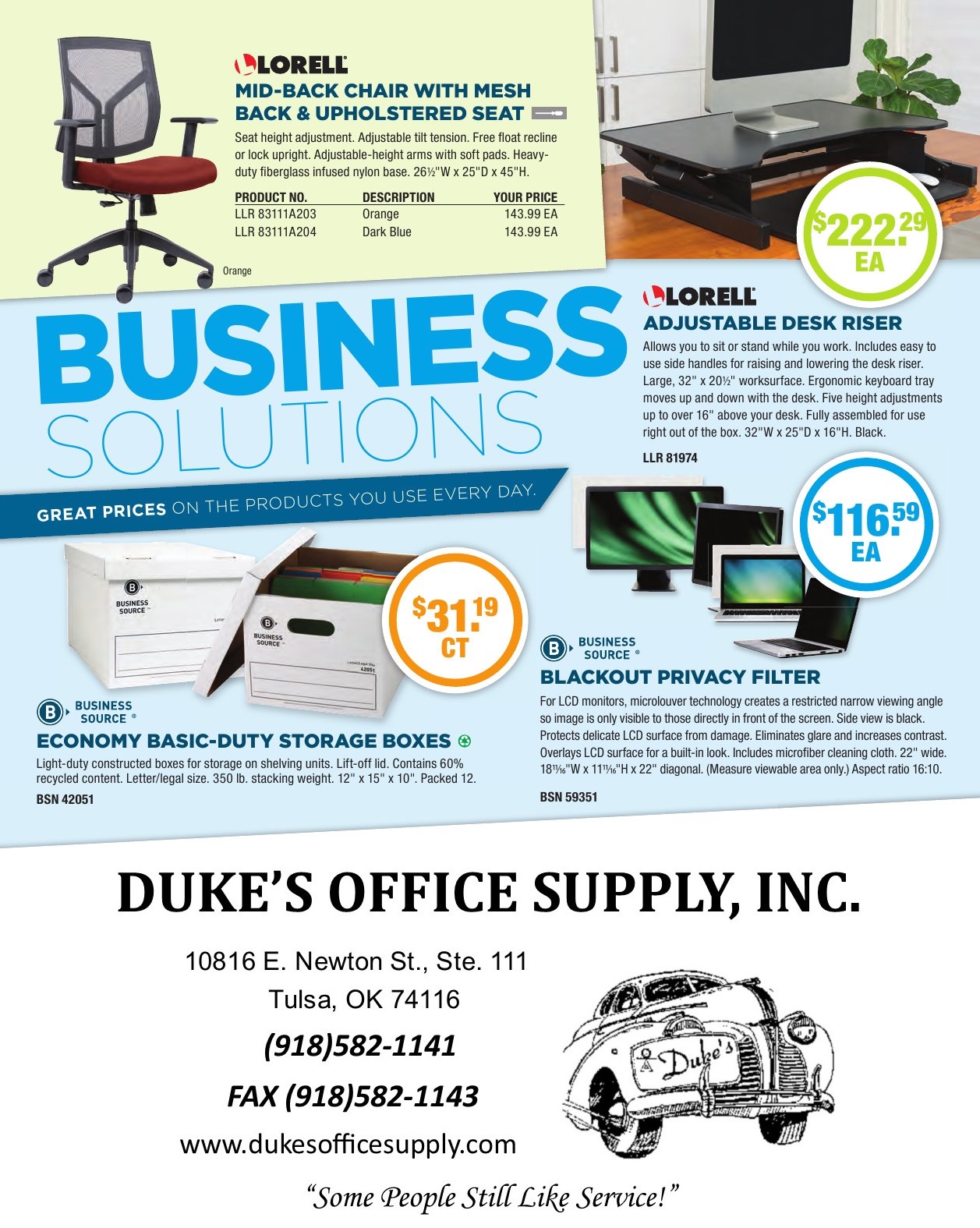 Duke's Office Supply, Inc.